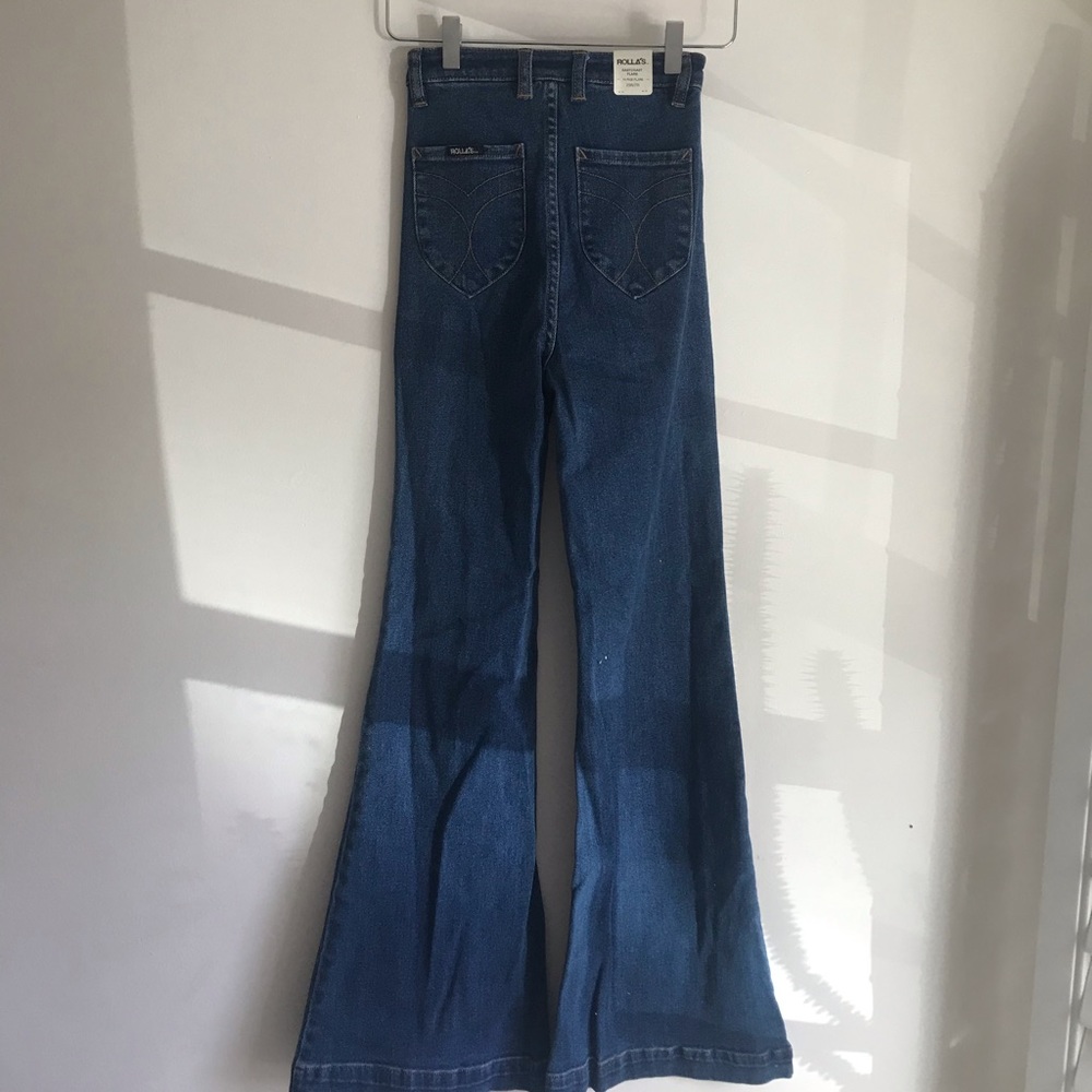 NWT Rollas Eastcoast hi rise flare size 25